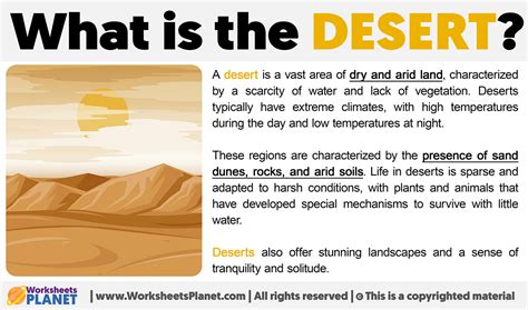 Desert Meaning .